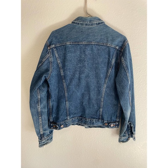 Branders Dickies 80s Denim Jacket 40 Medium RARE good condition Western Country - Picture 6 of 8